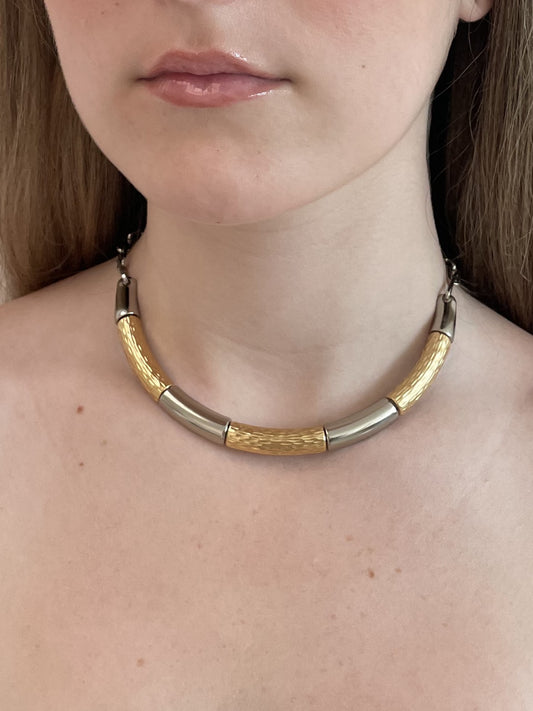 Aro Choker Duo Meia Lua