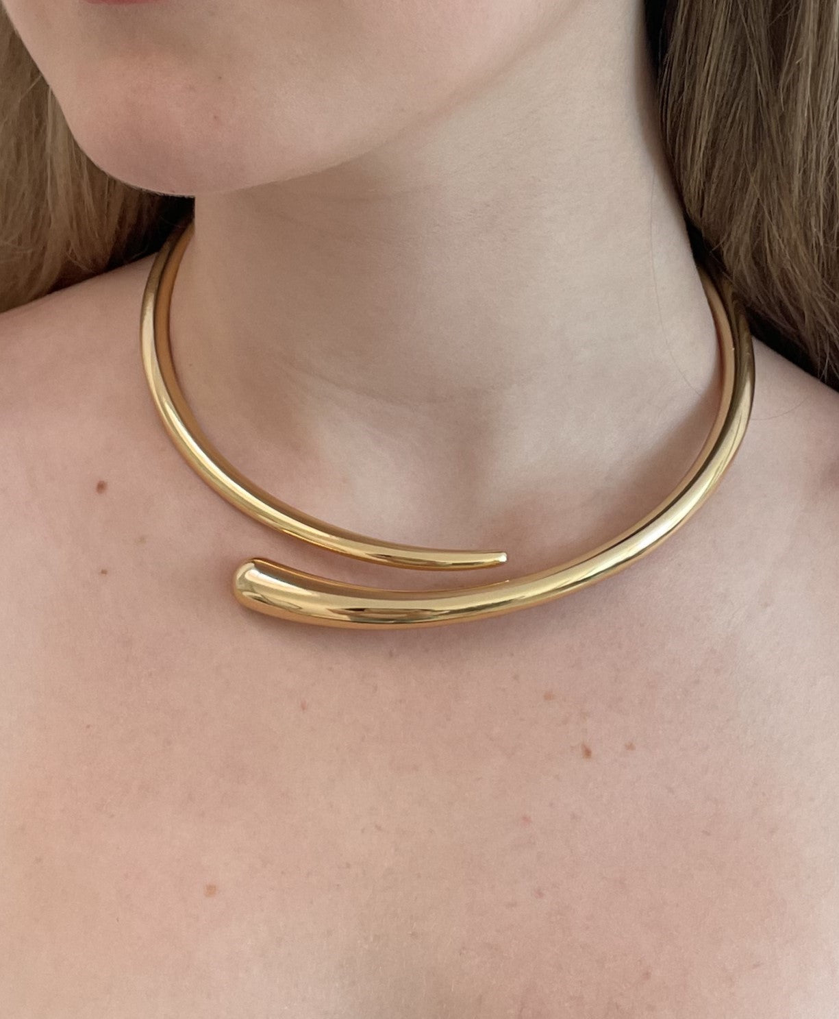 Aro Choker Gota Ouro