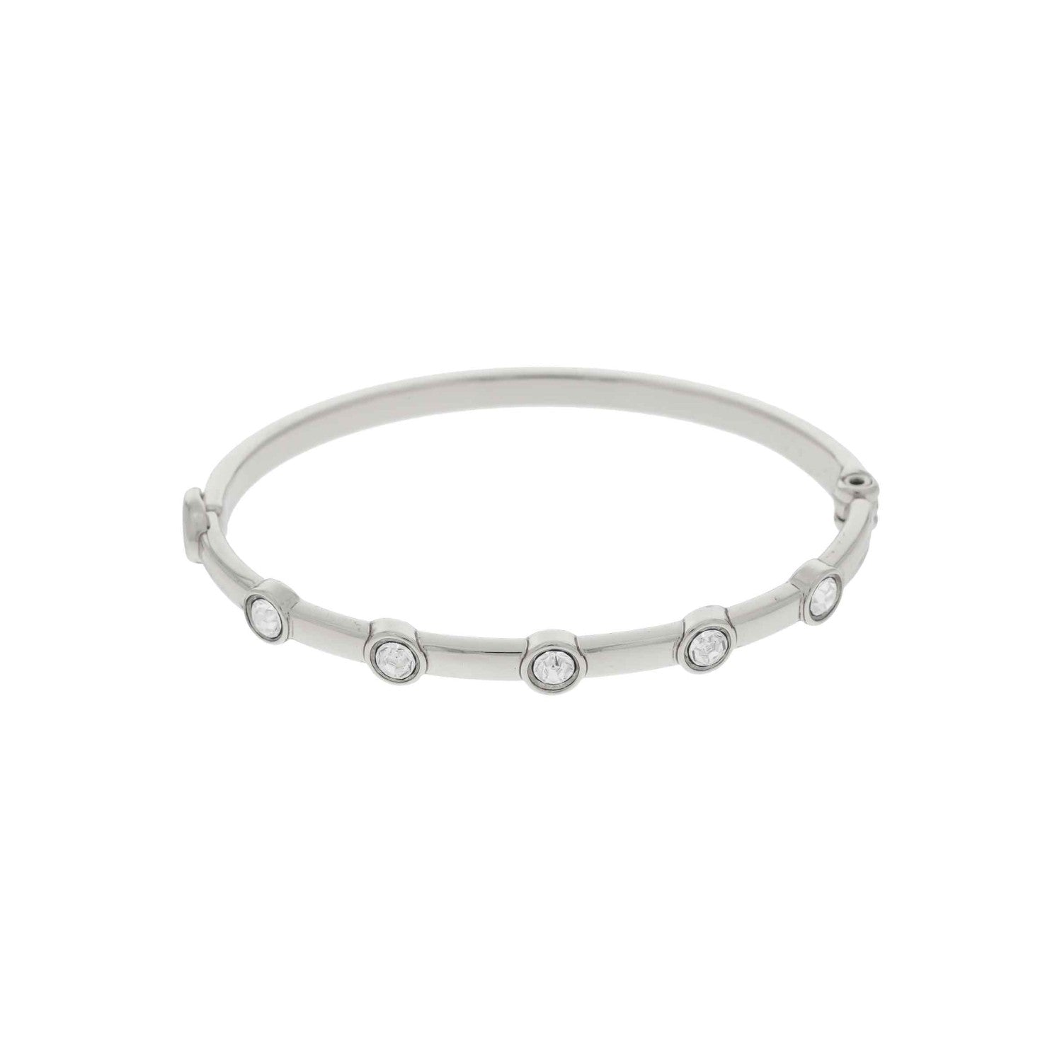 Bracelete 5 Strass Níquel